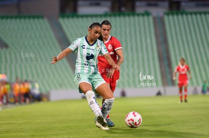 Mayra Santana, Natalia Macías Valadez | Santos Laguna vs Toluca FC femenil