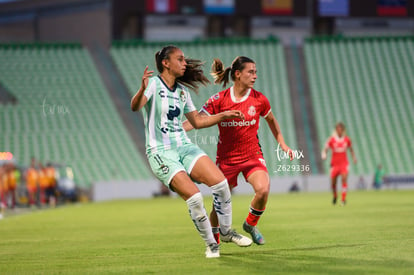 Mayra Santana, Natalia Macías Valadez | Santos Laguna vs Toluca FC femenil