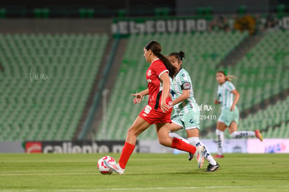 Celia Bensalem, Daniela García | Santos Laguna vs Toluca FC femenil