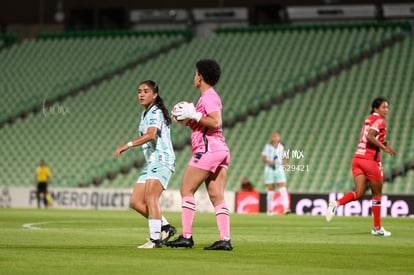 Kayla Thompson, Judith Félix | Santos Laguna vs Toluca FC femenil