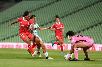 Celeste Guevara, Kayla Thompson | Santos Laguna vs Toluca FC femenil