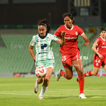 Doménica Rodríguez, Mitsy Ramirez | Santos Laguna vs Toluca FC femenil