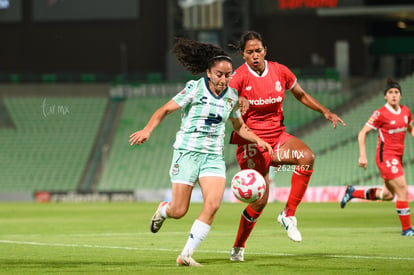 Doménica Rodríguez, Mitsy Ramirez | Santos Laguna vs Toluca FC femenil