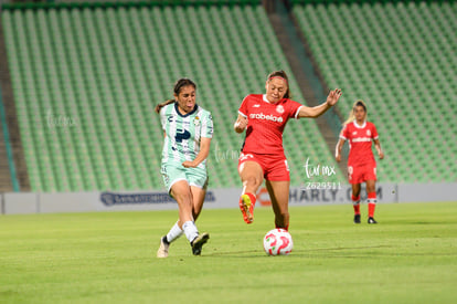 Ivanna Estrada, Judith Félix | Santos Laguna vs Toluca FC femenil