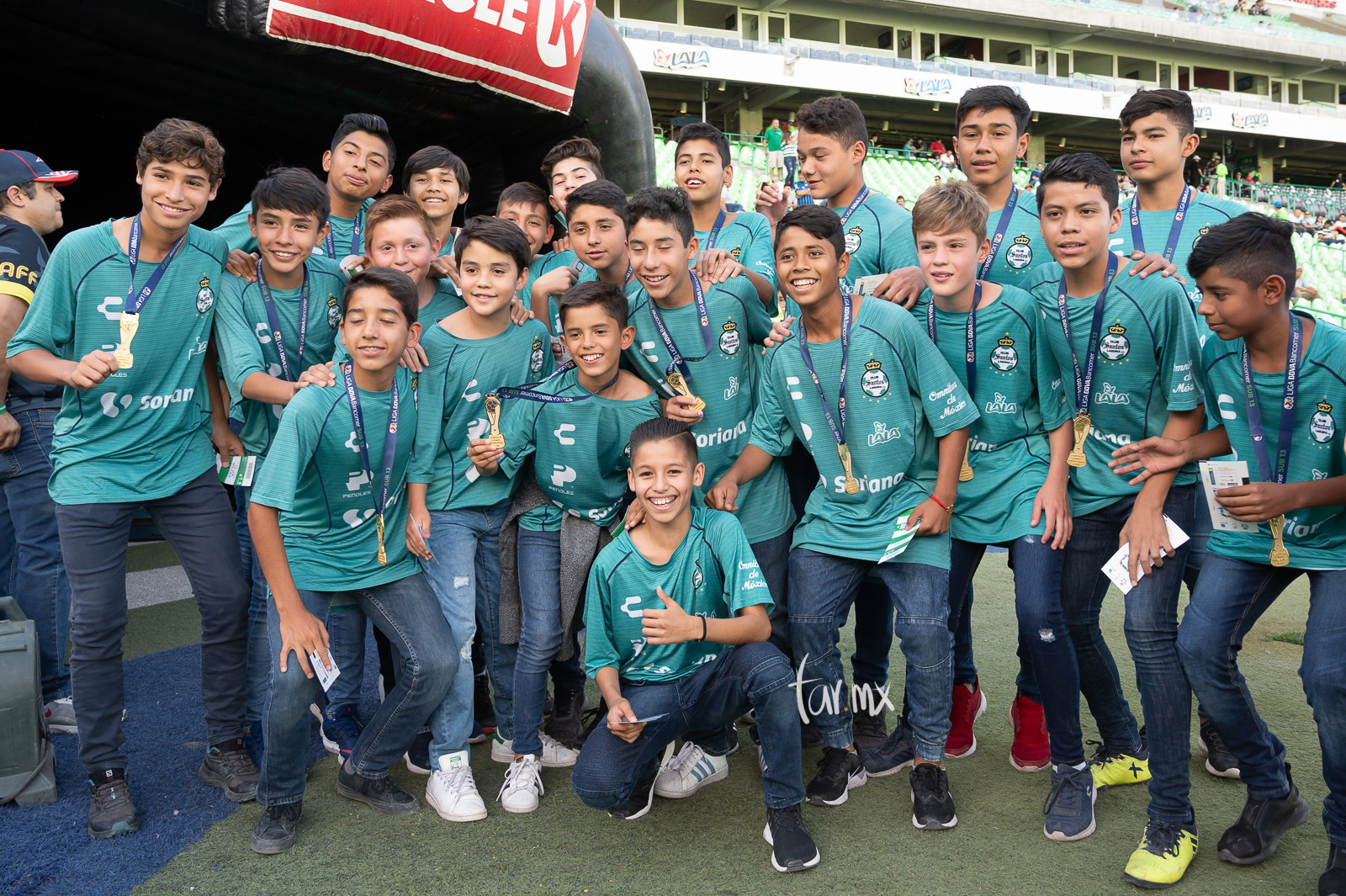 Santos campeón SUB 13 del fútbol mexicano