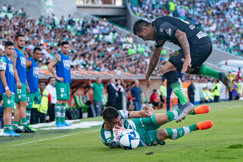 Fotos del Santos vs bravos FC Juárez