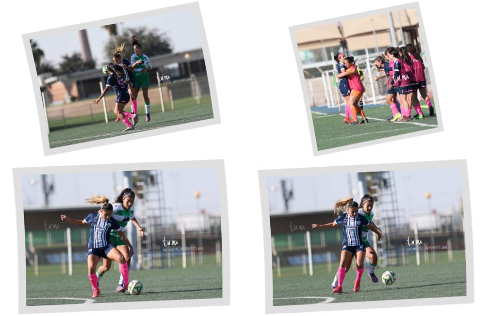Guerreras del Santos Laguna vs Rayadas de Monterrey femenil sub 18