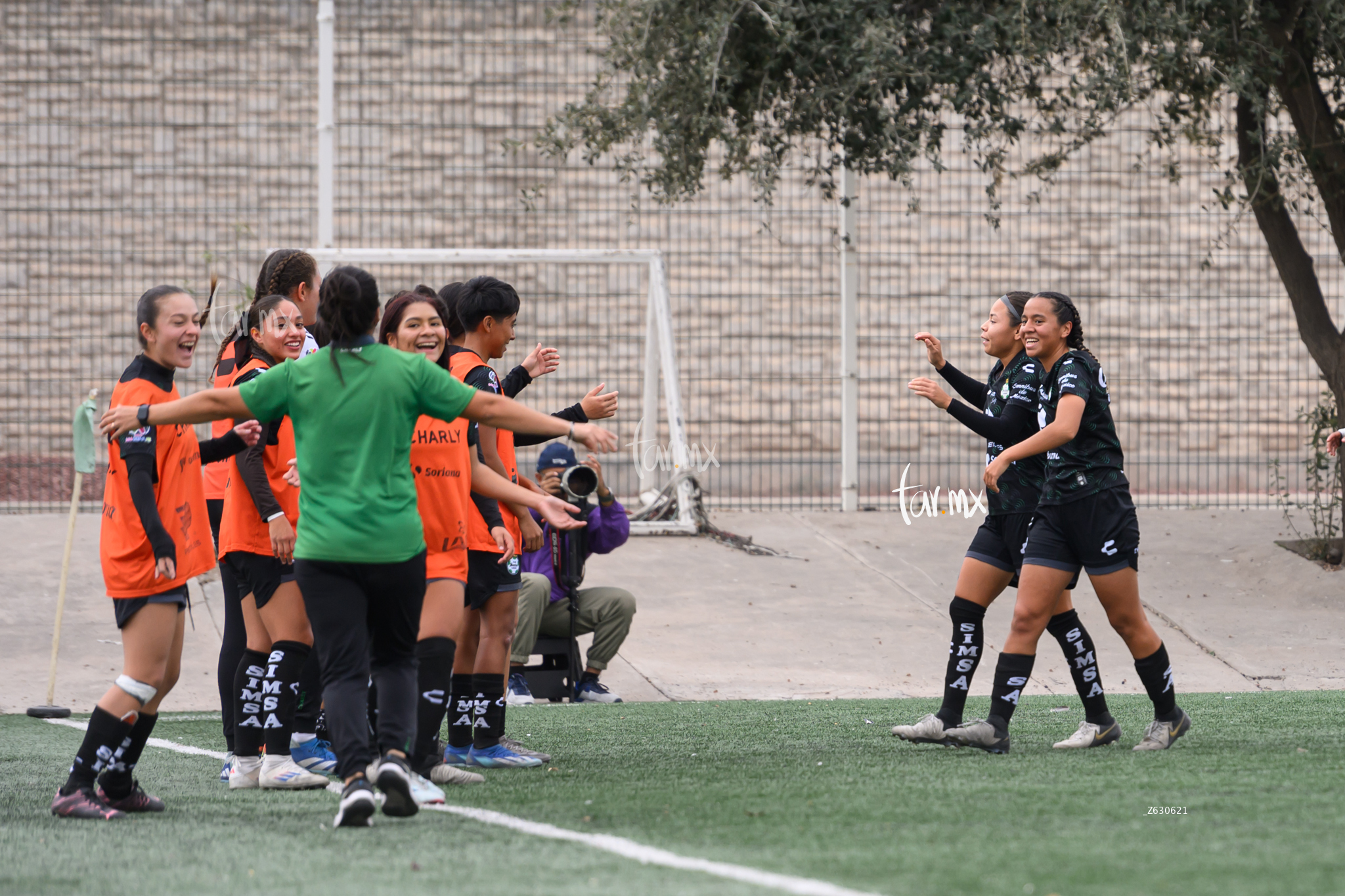 celebración de gol » Santos Laguna vs Leon sub 19