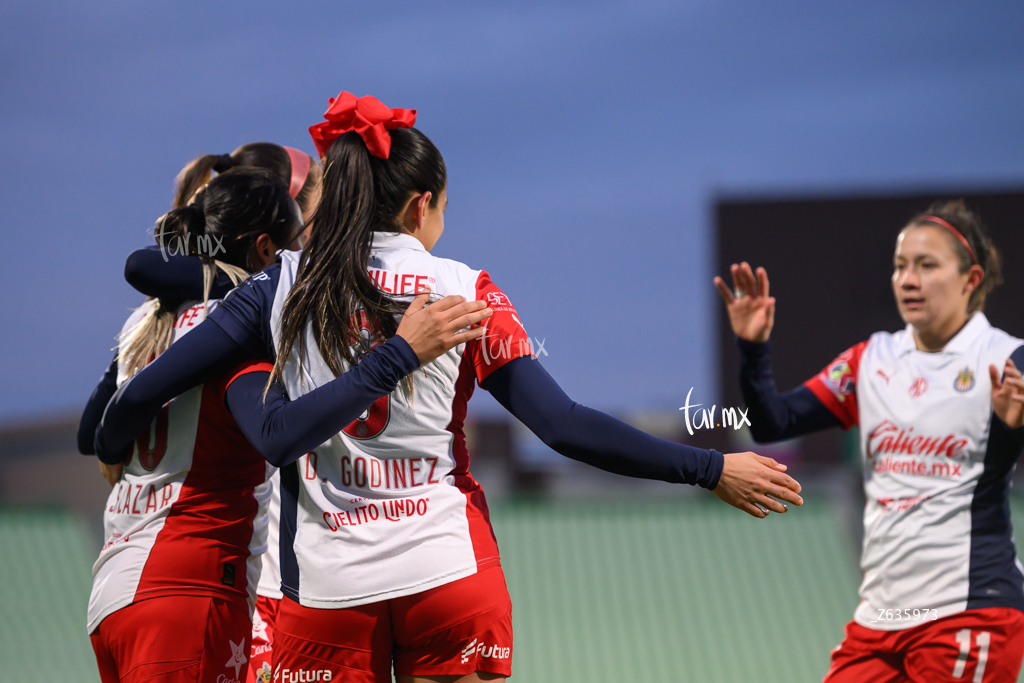 festejo de gol, Damaris Godínez » Santos Laguna vs Chivas Guadalajara femenil