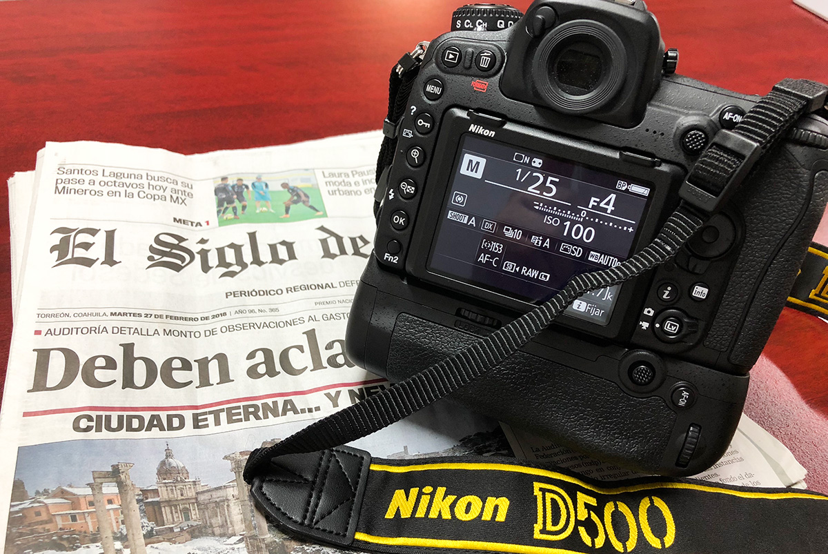 Desempaquetado de Nikon D500