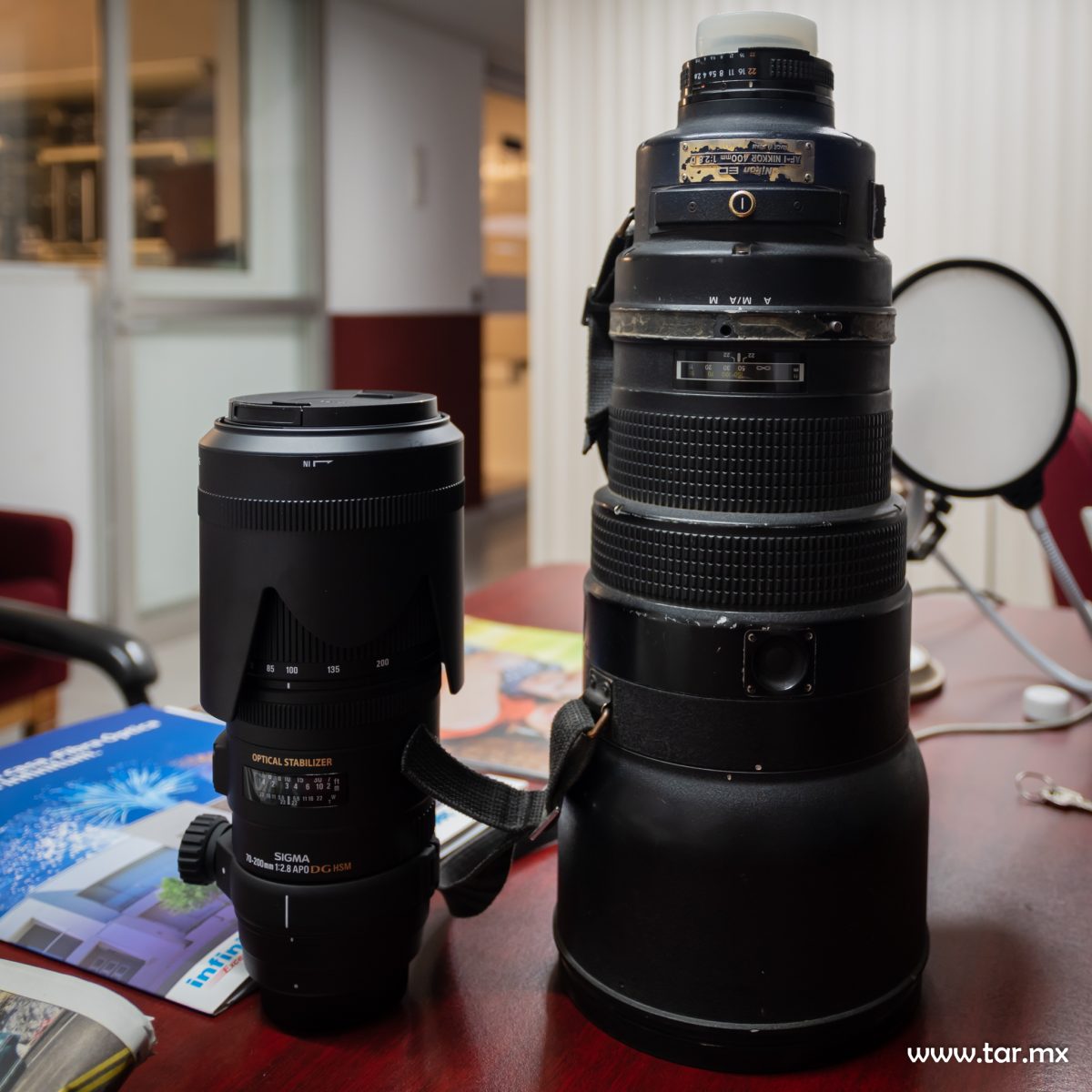Sigma 70 200mm 2.8 Nikon 400mm 2.8