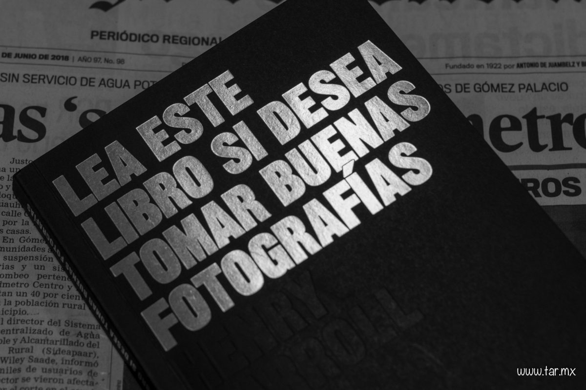 Lea este libro si desea tomar buenas fotografías