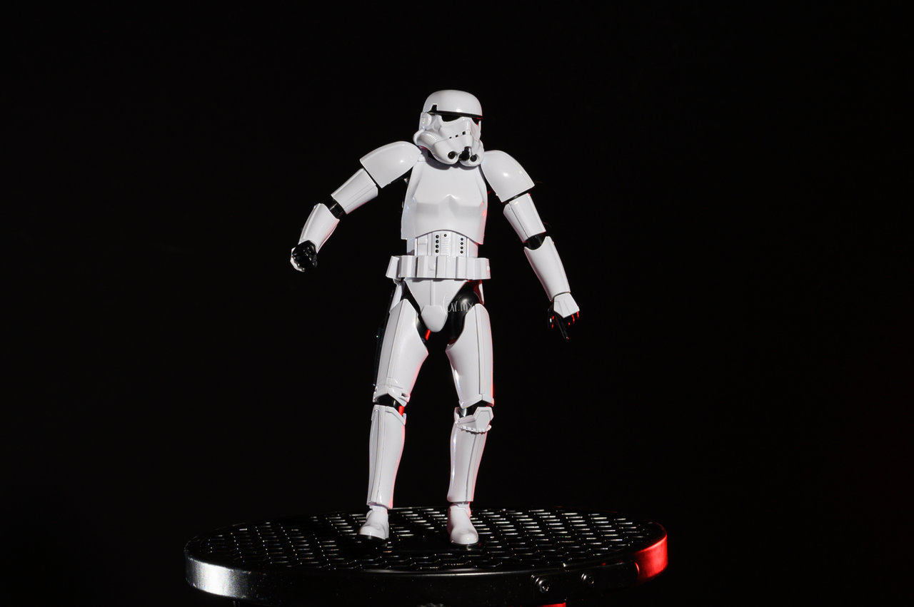 Así quedó la figura final. Stormtrooper Bandai Star Wars